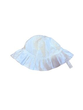 Carter's Cream Baby Hat with Ruffle Trim